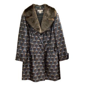 9 West, Safire Blue and Brown Jacket